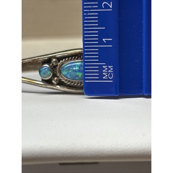 BENNIE BOWEKATY BRACELET STERLING SILVER WITH OPALS - Picture 12 of 16